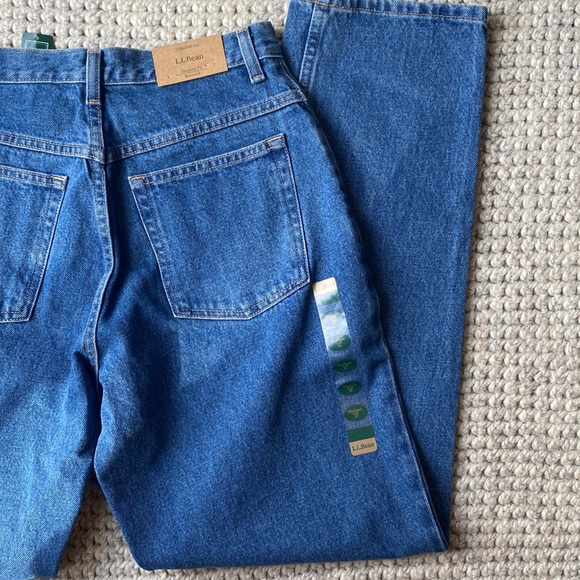 NWT L.L. Bean Medium Tall Size 10 Jeans - Picture 5 of 6